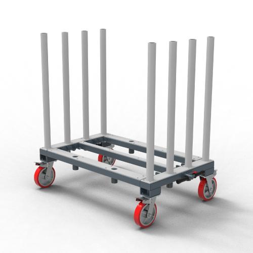 ADJUSTABLE POLES MOVING DOLLY 1500kg - AFCC50