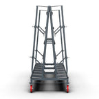 ABACO OVERSIZED GLASS TRANSPORT CART - AOGTC11879