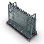 ABACO OVERSIZED GLASS TRANSPORT CART - AOGTC11879