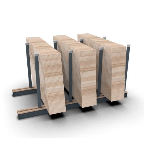 Bundle Slab Rack Post 40x80mm 1200mm high - AQUBSR010-PRO