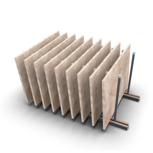 Bundle Slab Rack Post 40x80mm 1500mm high - AQUSR010-PRO 