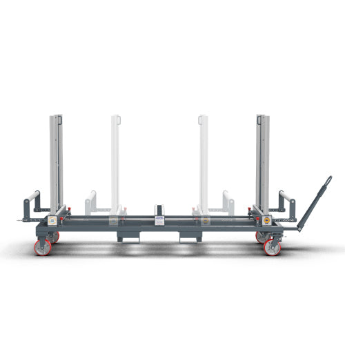 ADJUSTABLE HYBRID A-FRAME & RACK TRANSPORT TRAILER 1500kg - AMPT9743 