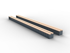 3000mm Bundle Slab Rack Base (Pair) - AQUBSR010-PRO