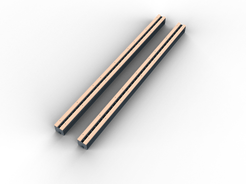 3000mm Bundle Slab Rack Base (Pair) - AQUBSR010-PRO