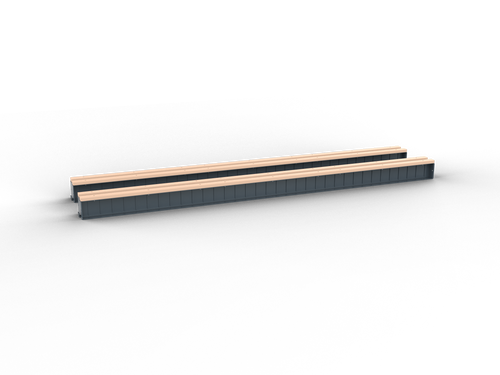 3000mm Bundle Slab Rack Base (Pair) - AQUBSR010-PRO