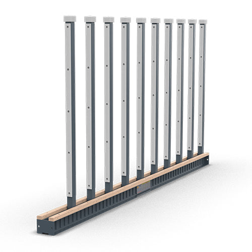 Slab Rack Post 50x50mm 1500mm high - AQUSR010R-PRO