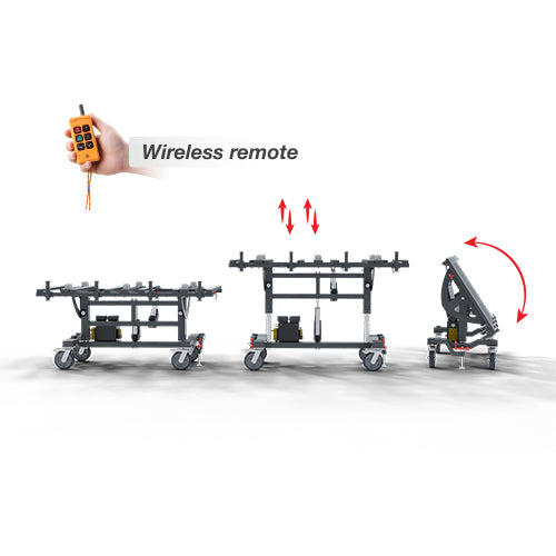 BATTERY TILT COUNTERTOP INSTALLATION CART PRO 500kg - APKIC7040-PRO