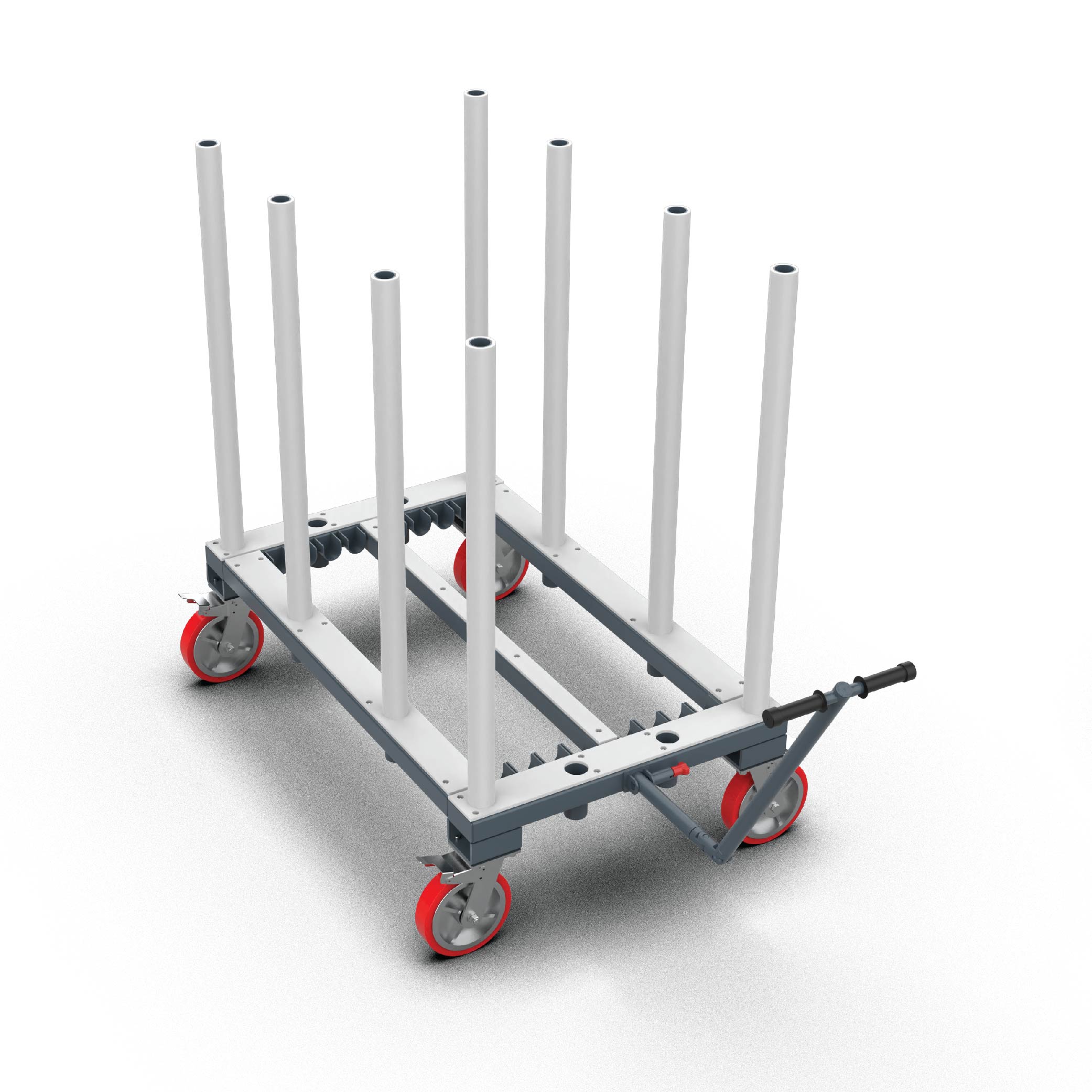 ADJUSTABLE POLES MOVING DOLLY 1500kg - AFCC50