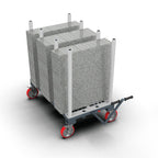 ADJUSTABLE POLES MOVING DOLLY 1500kg - AFCC50