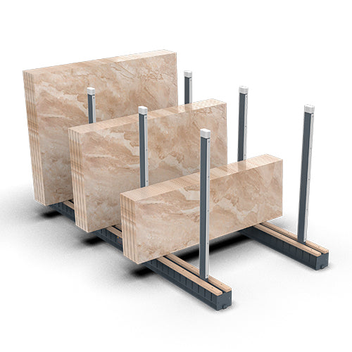 3000mm Bundle Slab Rack Base (Pair) - AQUBSR010R-PRO