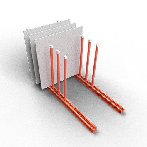 Slab Rack Post 50x50mm 1500mm high - AQUSR010-PRO 